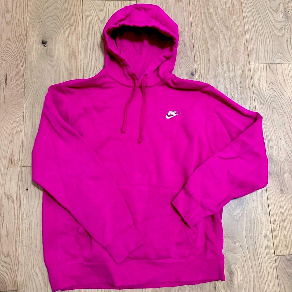 pink nike hoodie